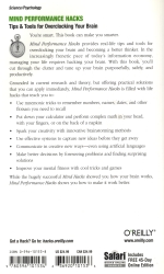 Mind Performance Hacks, Tips and Tools for Overclocing Your Brain backside