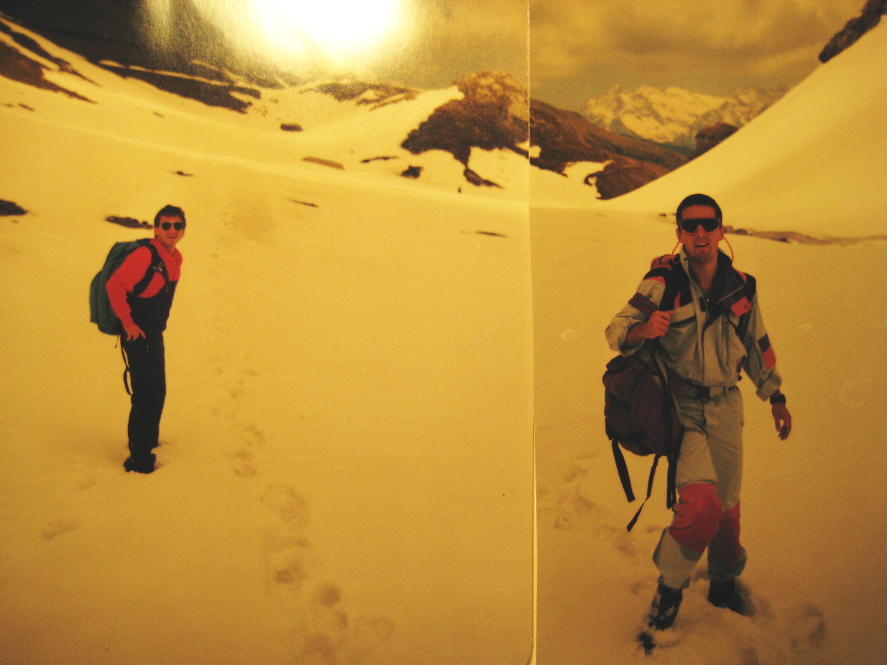 Oliver and Matthias Knill near Schilthorn Piz Gloria