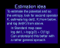 Idea to estimate entropy: multiply with second operator