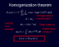 Homogenisation Theorem