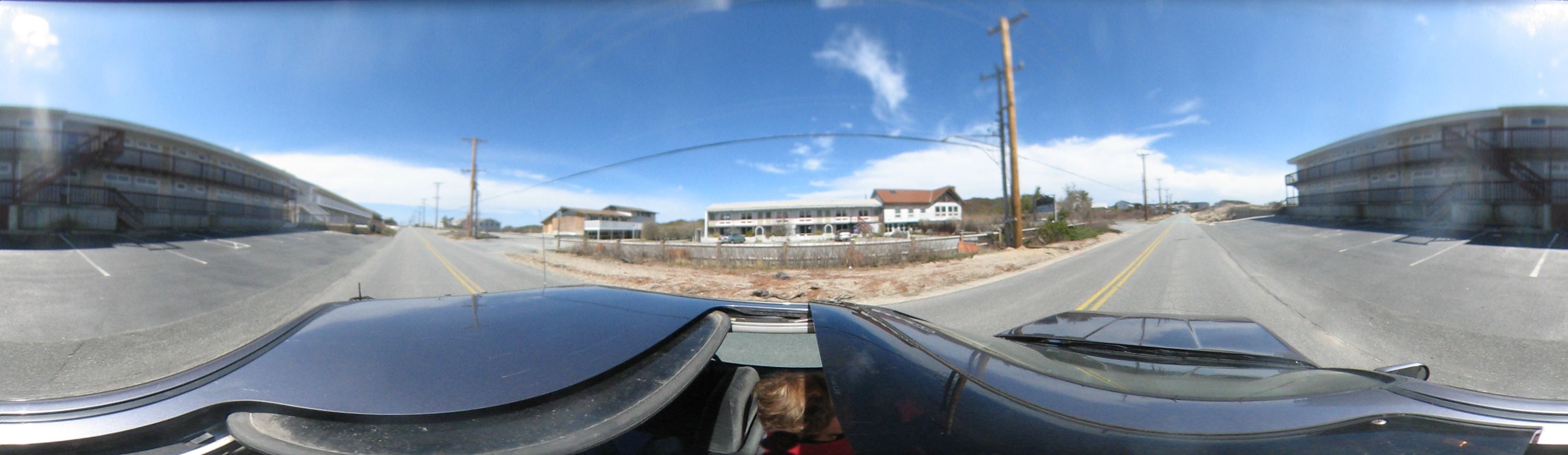 Cape Cod: Driving in car