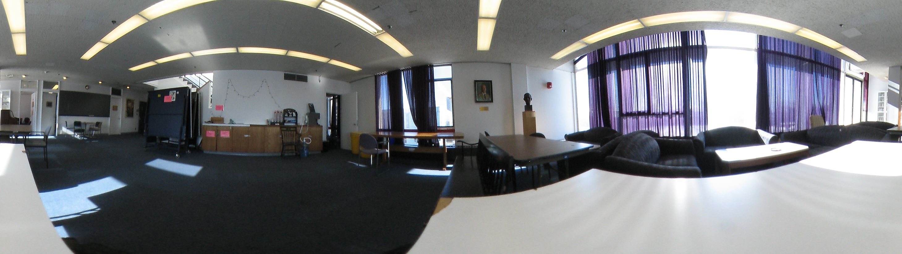 Math common room in science center, Harvard University