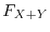 $F_{X+Y}$
