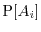 $\Prob[A_i]$