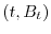 $(t,B_t)$