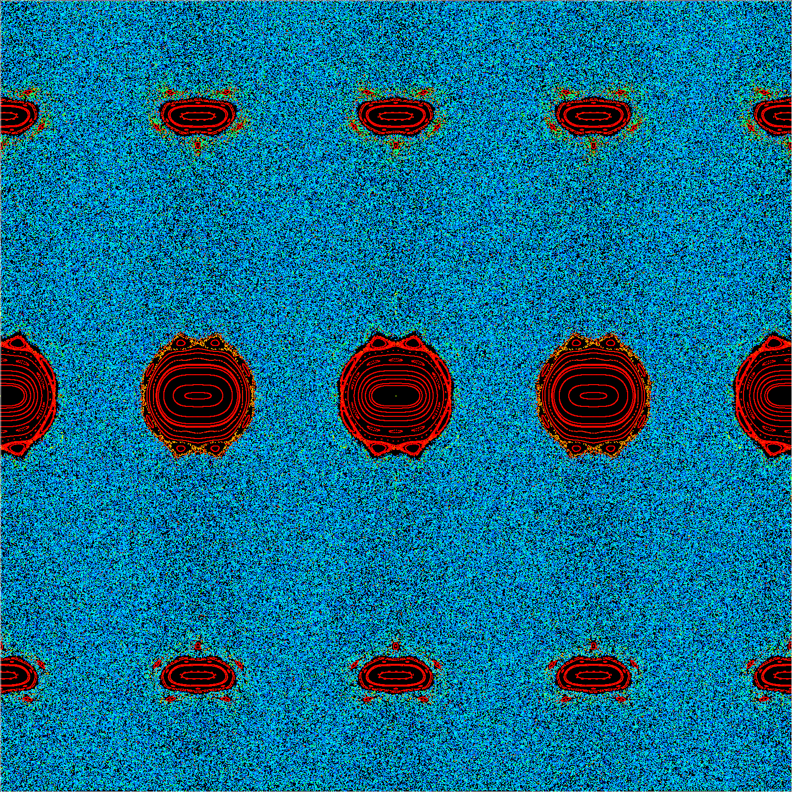 Orbits of the l^4 billiard