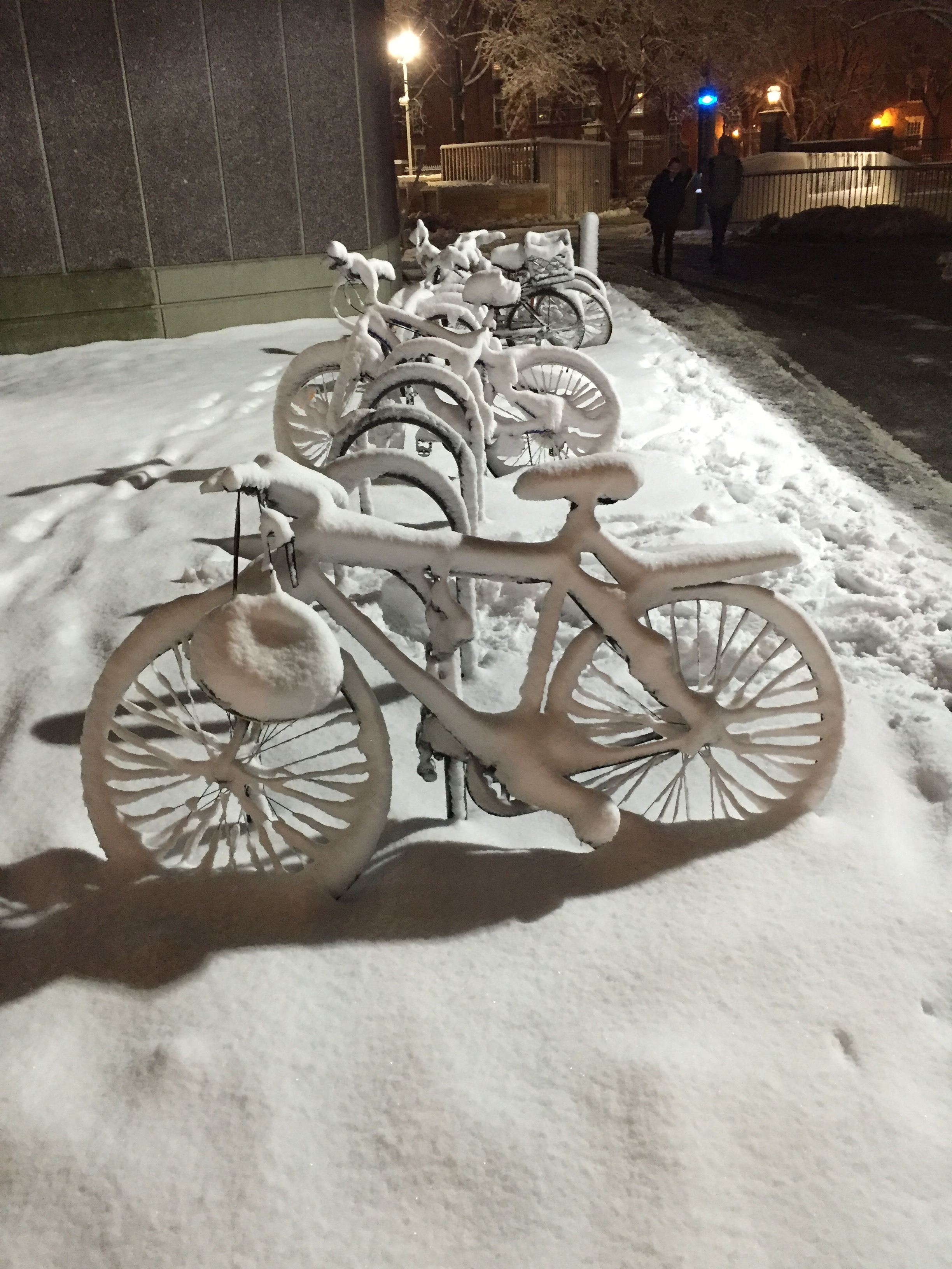 my bike in front of the science center