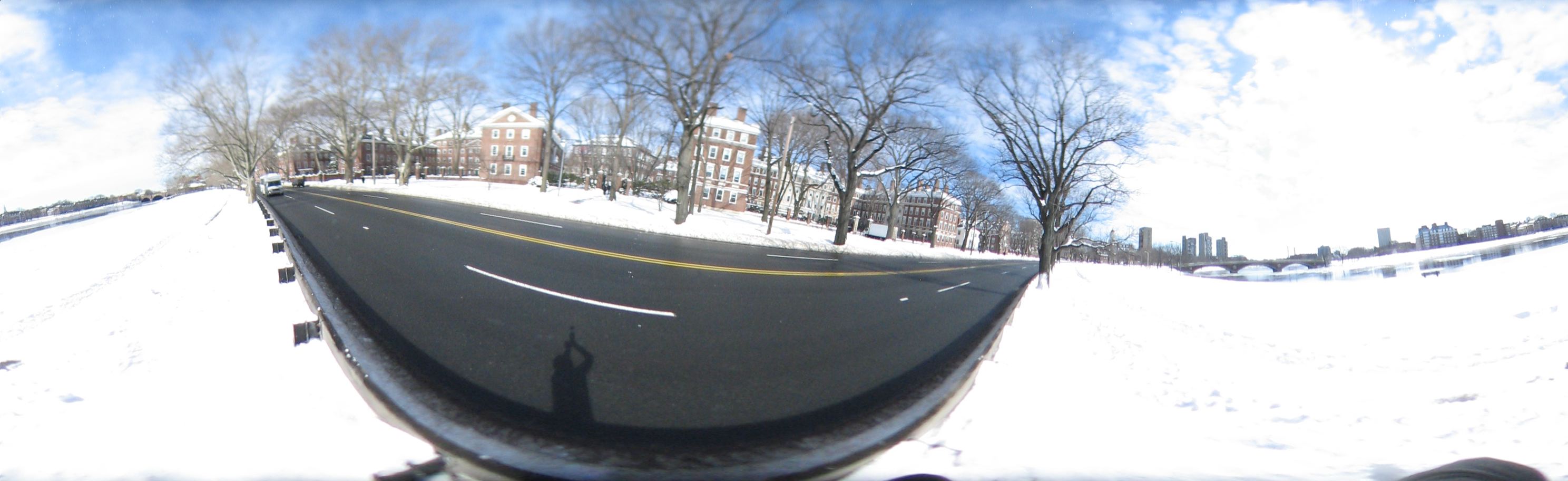 View onto memorial drive