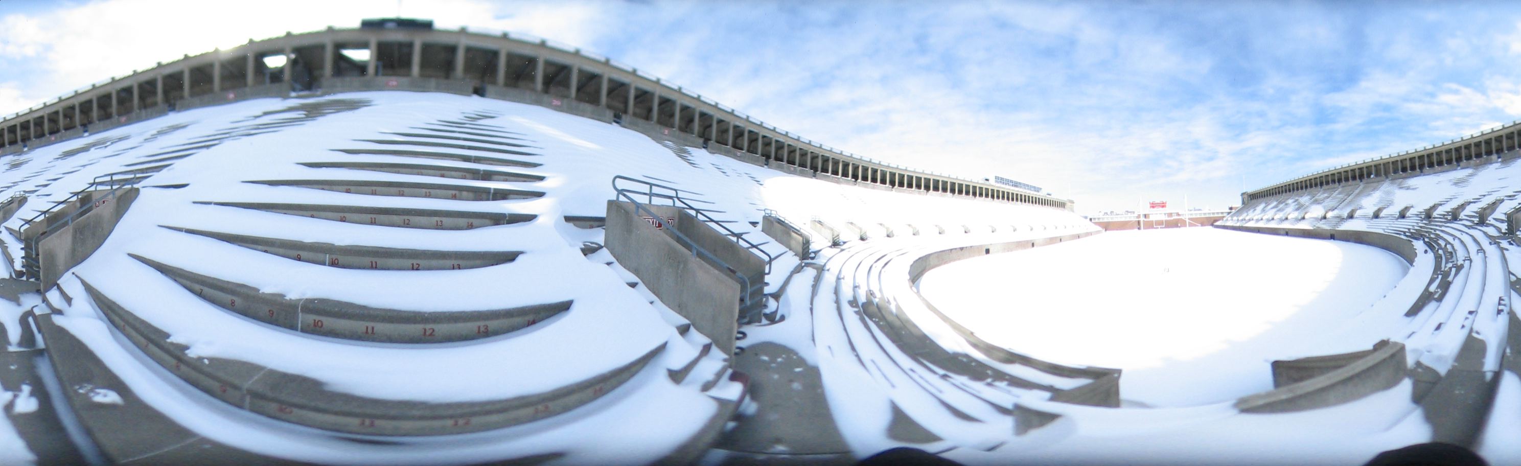 Harvard Stadium inside