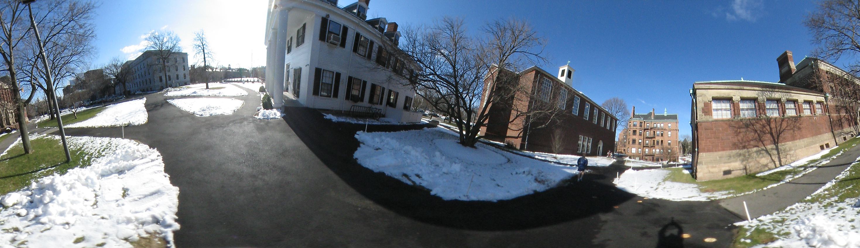 Harvard square near Harvard University
