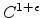 $ C^{1+\epsilon}$